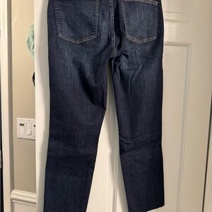 Raw Hem madewell Dark Blue Denim Jeans
